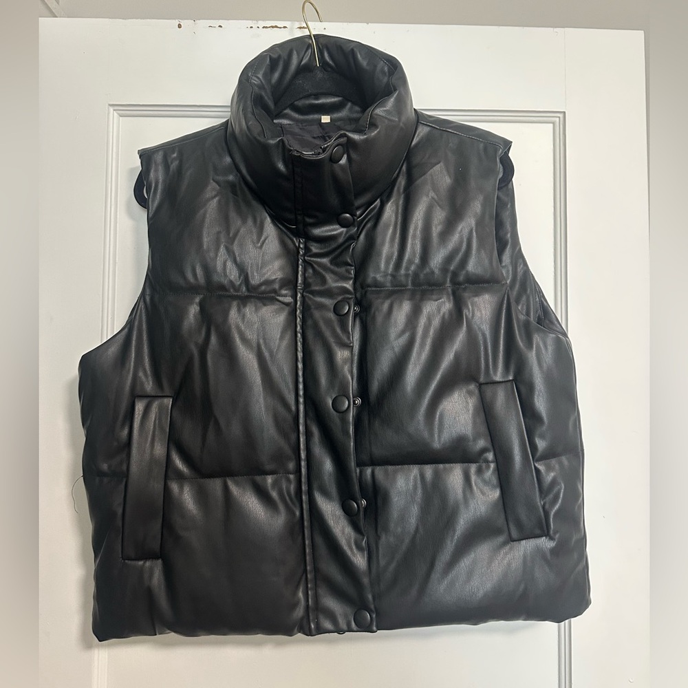 Black Puffer Vest